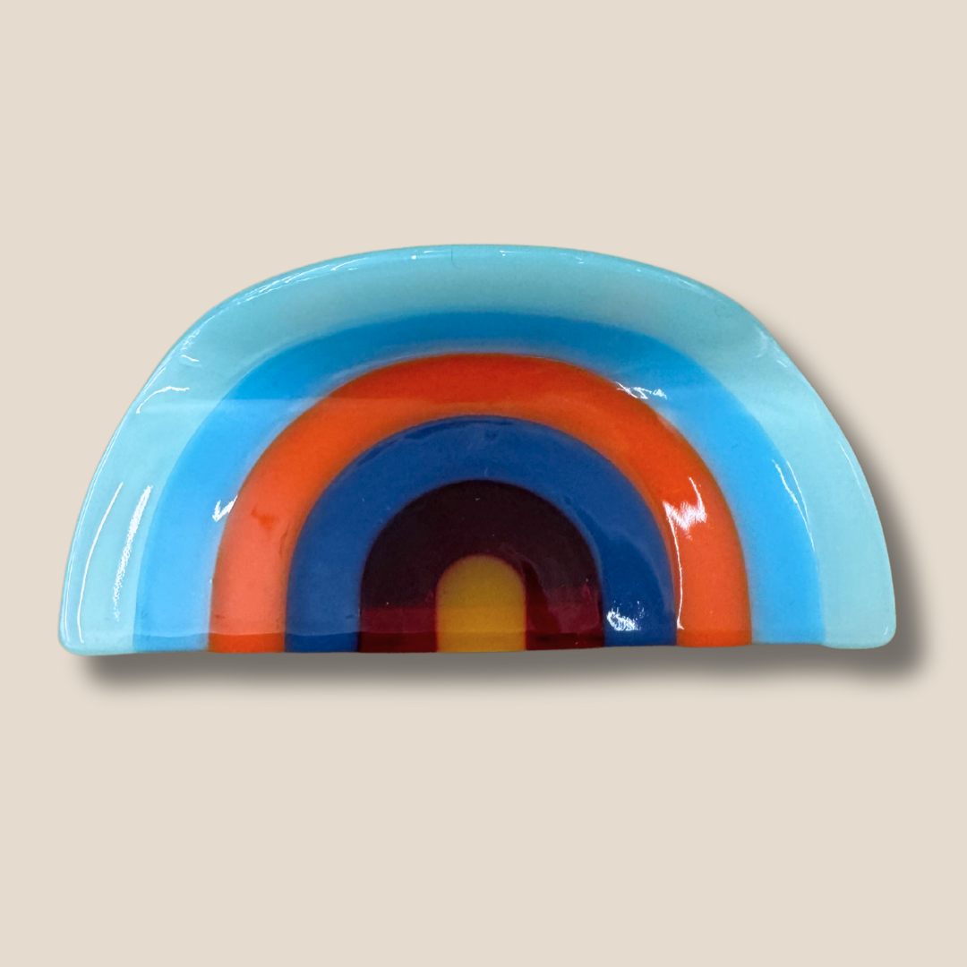 Retro Rainbow Hair Claw