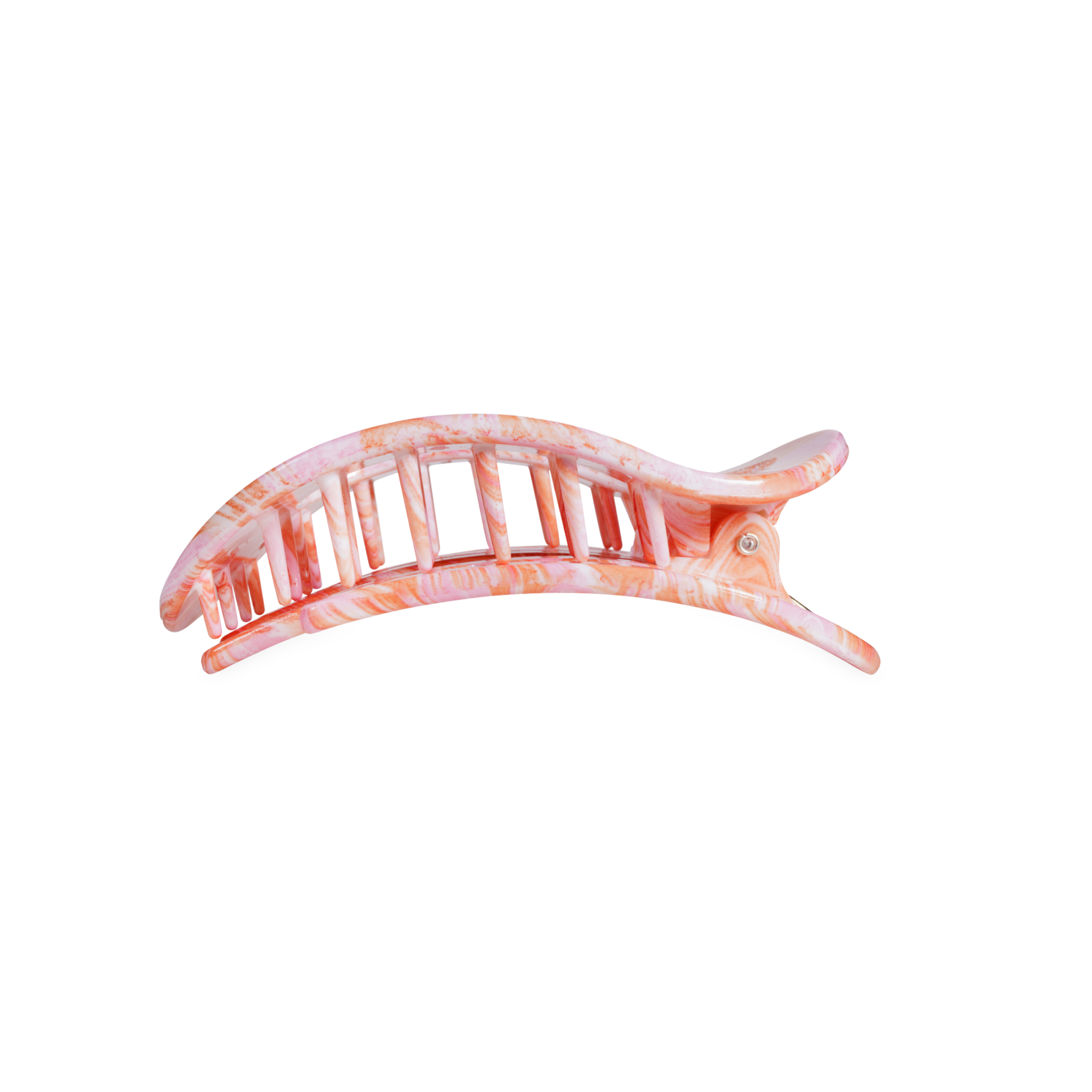 Just Keep Swimming, Medium, Flat Round Hair Clip