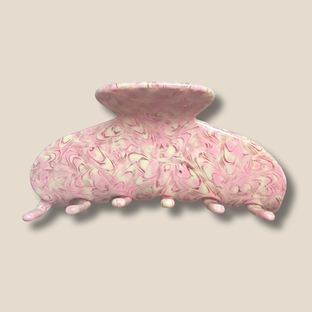 Pink Marble Everyday Claw