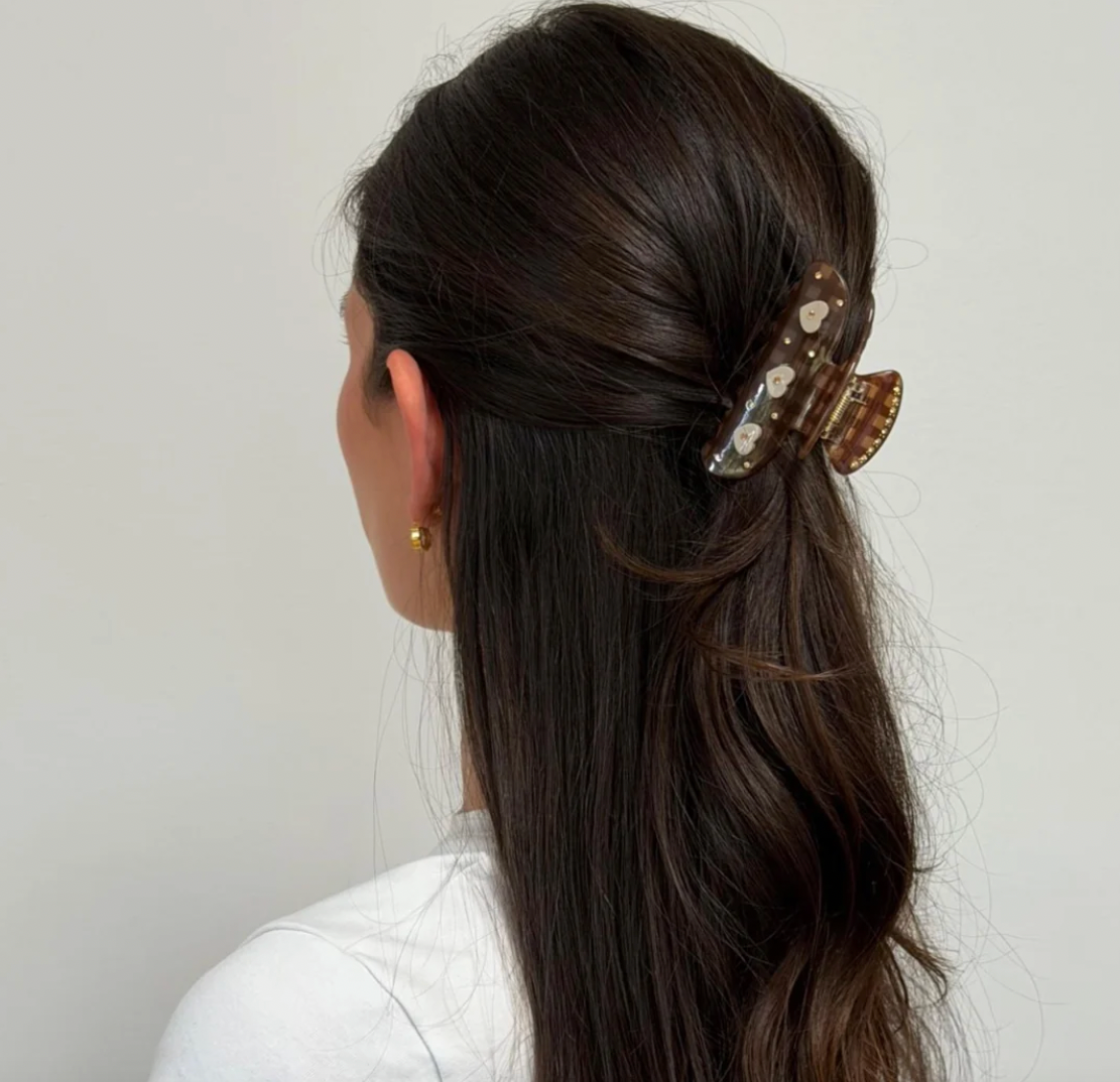 Cuddle Me Gingham Sweetheart Clip