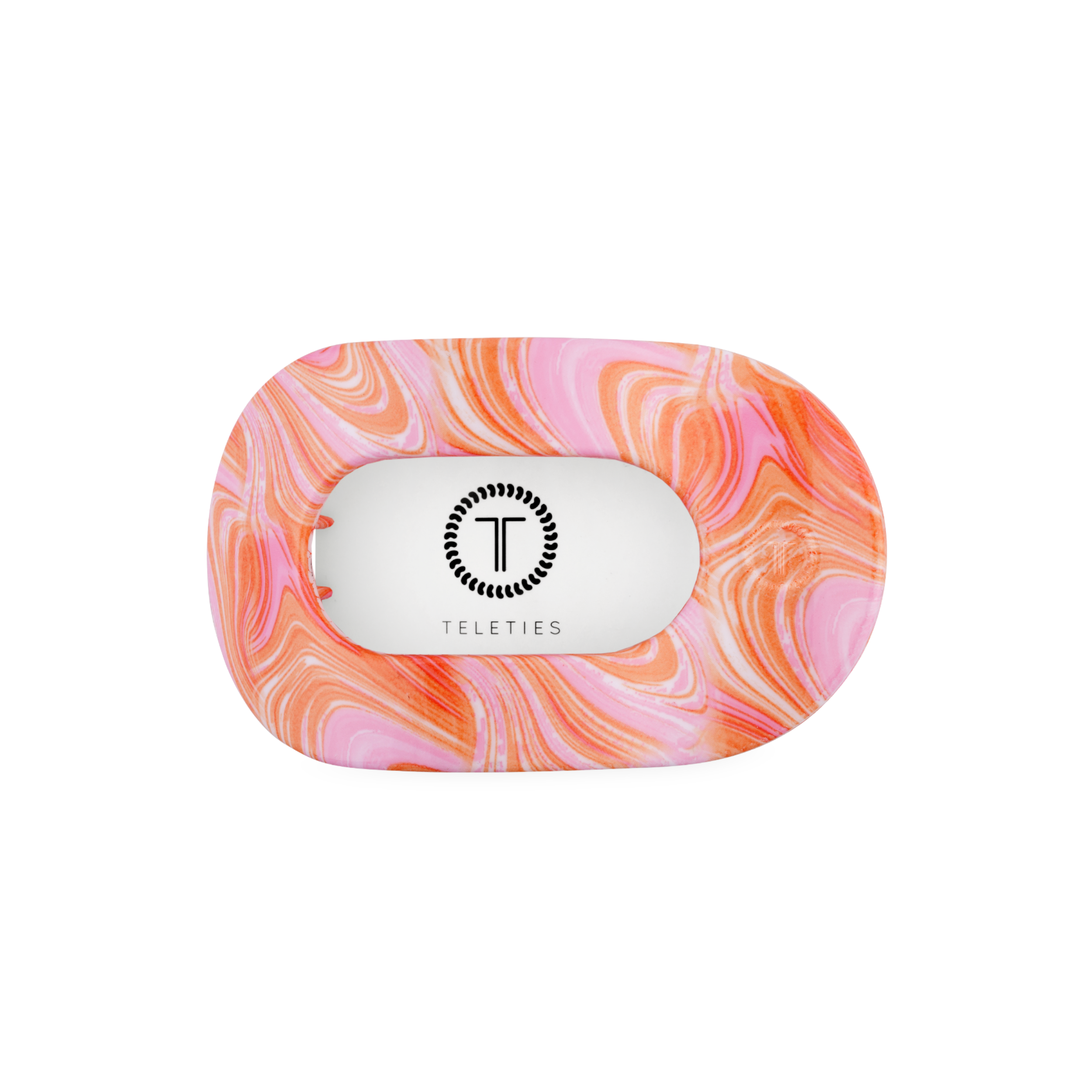 Just Keep Swimming, Medium, Flat Round Hair Clip